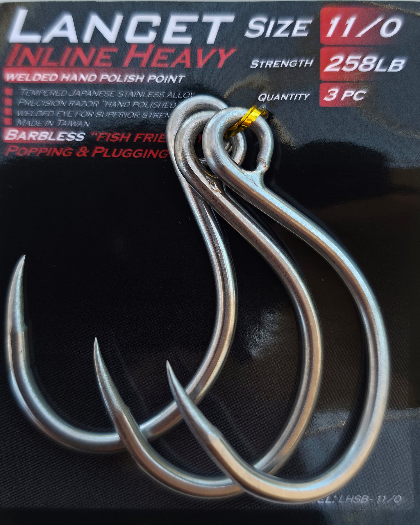 Lancet inline heavy barbless