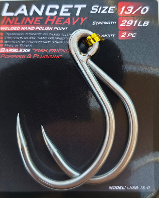 Lancet inline heavy barbless